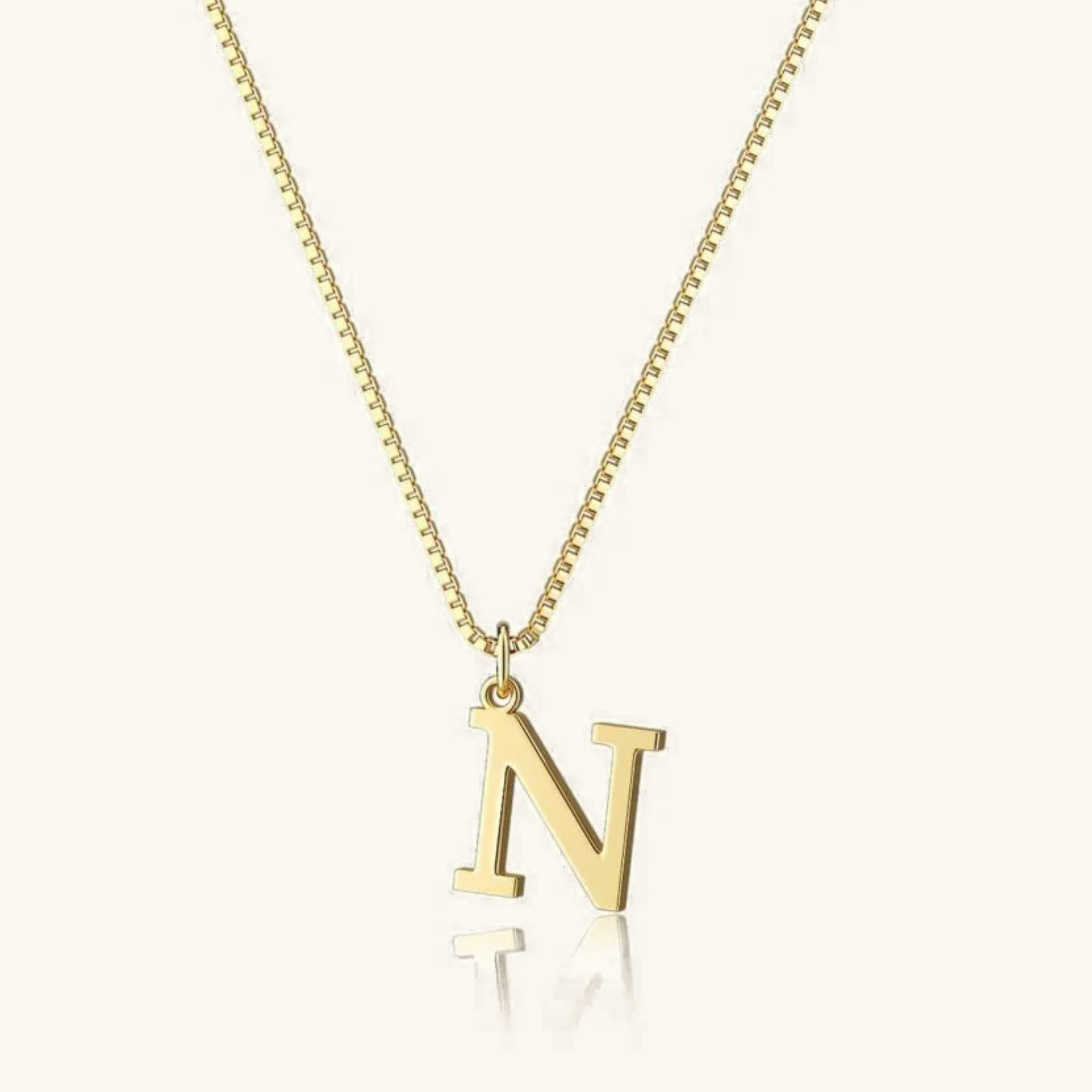 Personalized Initial Gold Necklace
