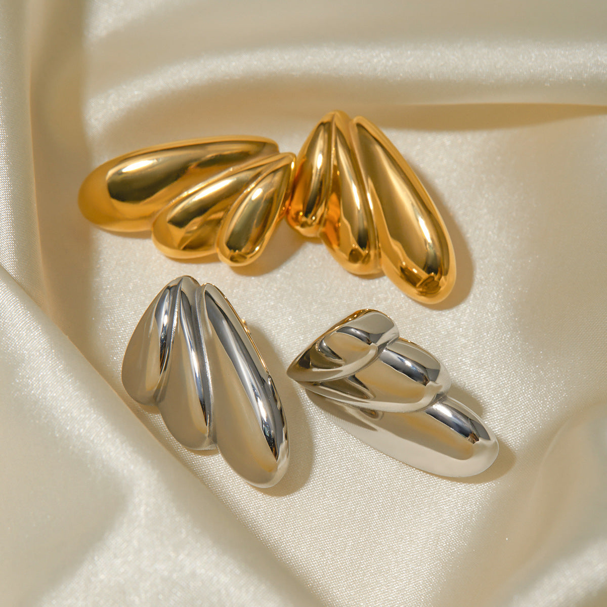Celestial Gold Wings Earrings