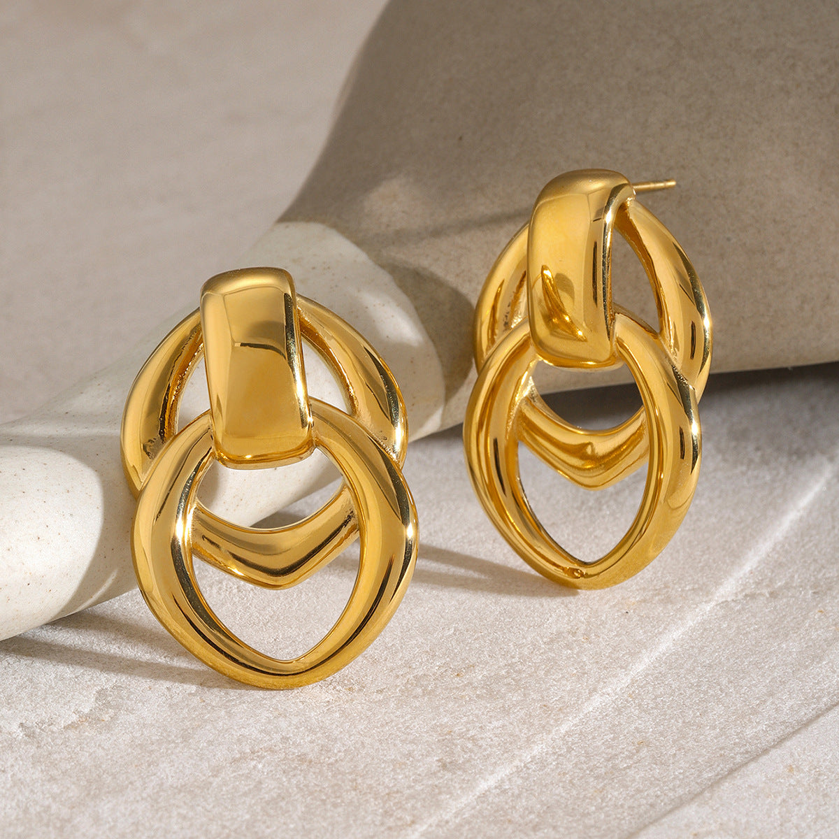 Luxe Gold Hoop Earrings