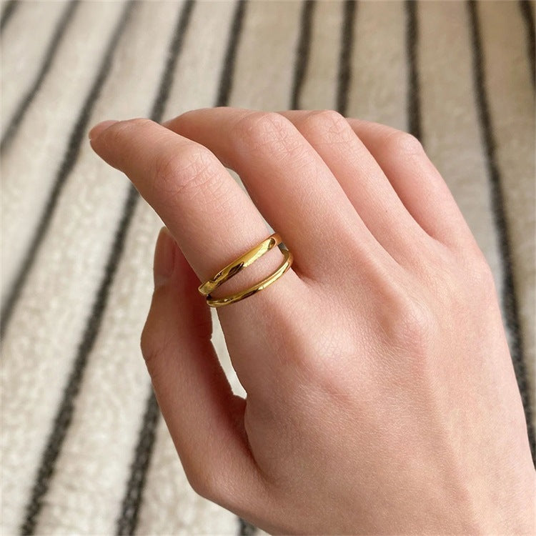 Luxe Gold Textured Ring