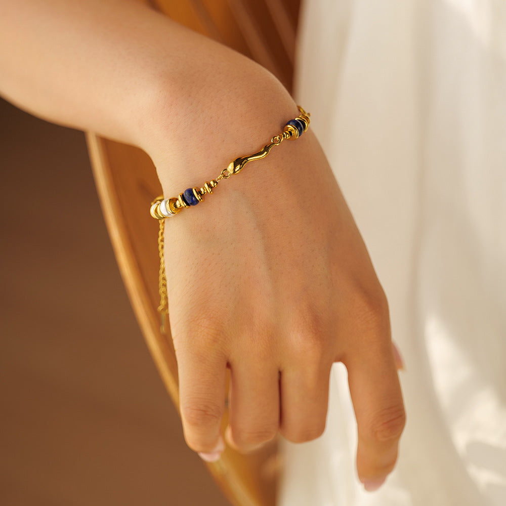 Quintessa Abstract Pearl Bracelet