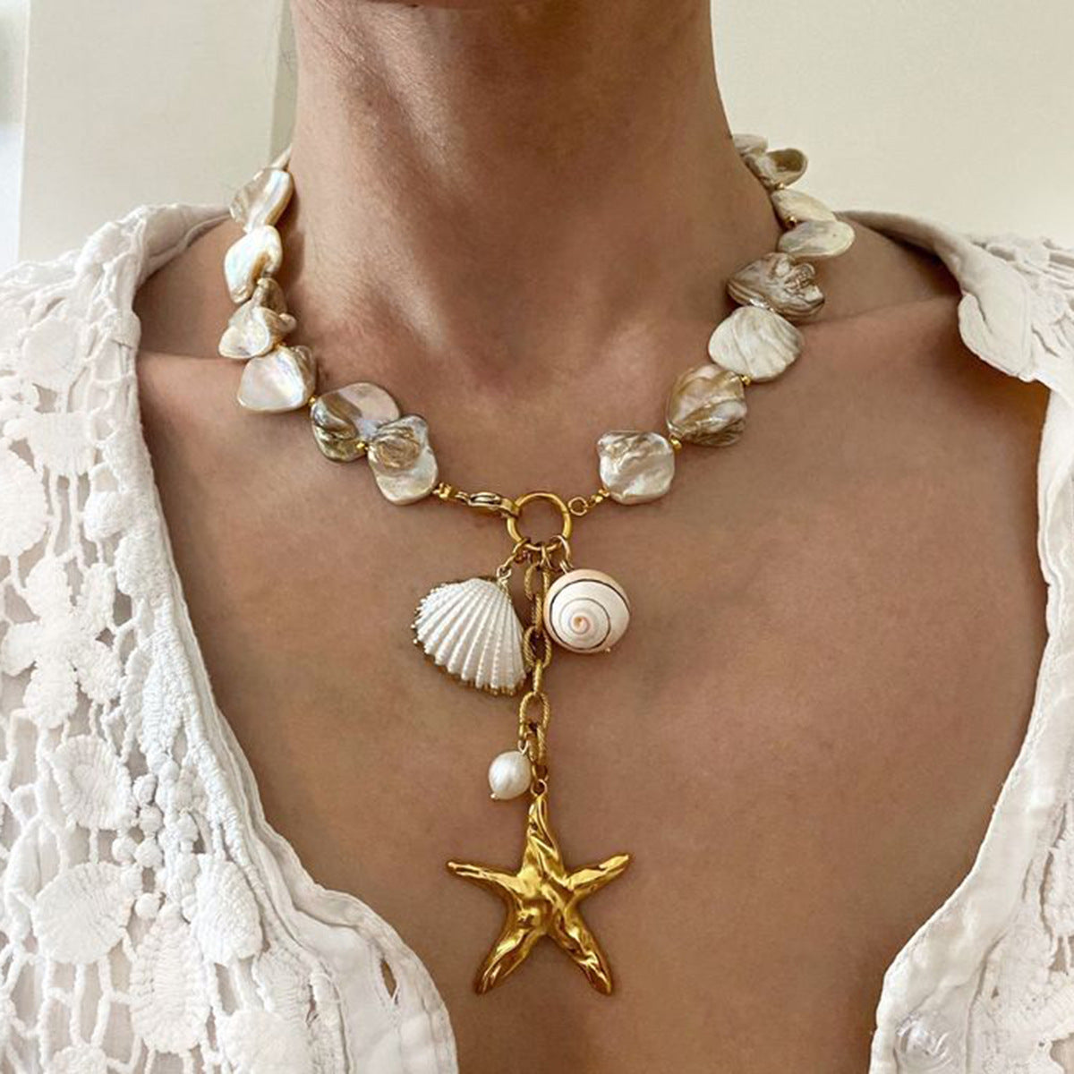 Coastal Charm Ocean Necklace