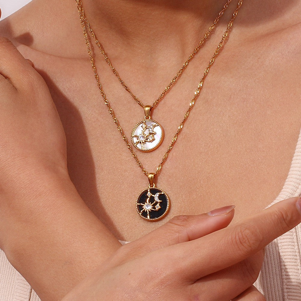 Celestial Radiance Gold Necklace