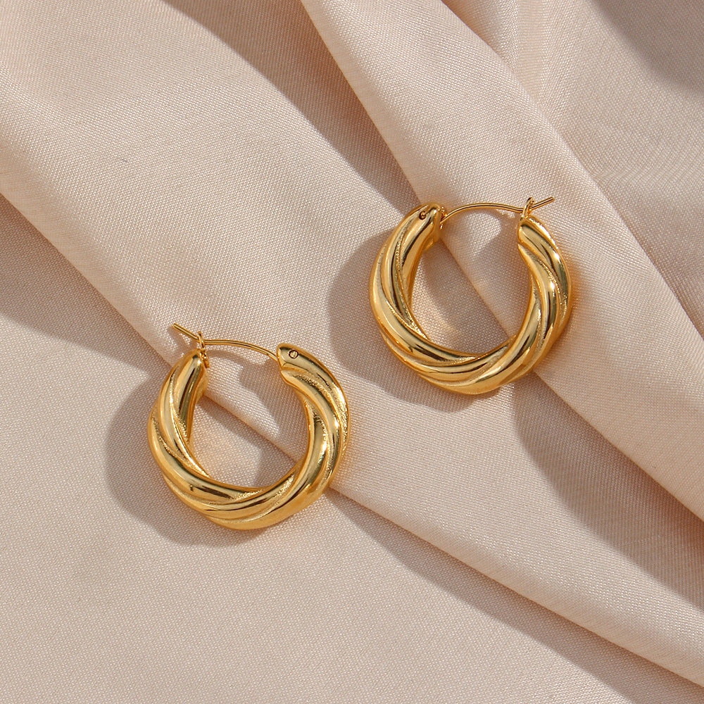 Denisse Sculpted Hoop Earrings