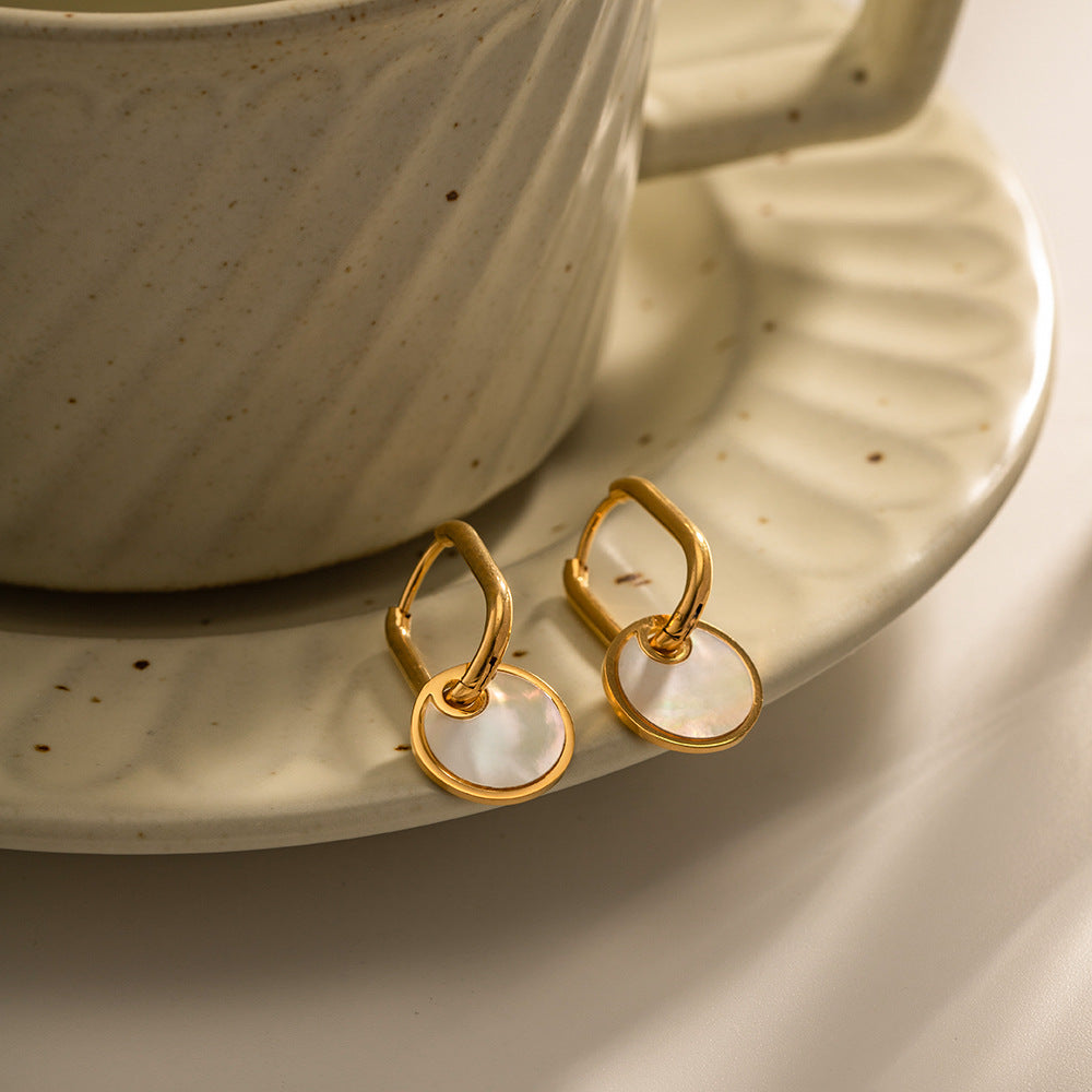 Luminous Gold Hoops