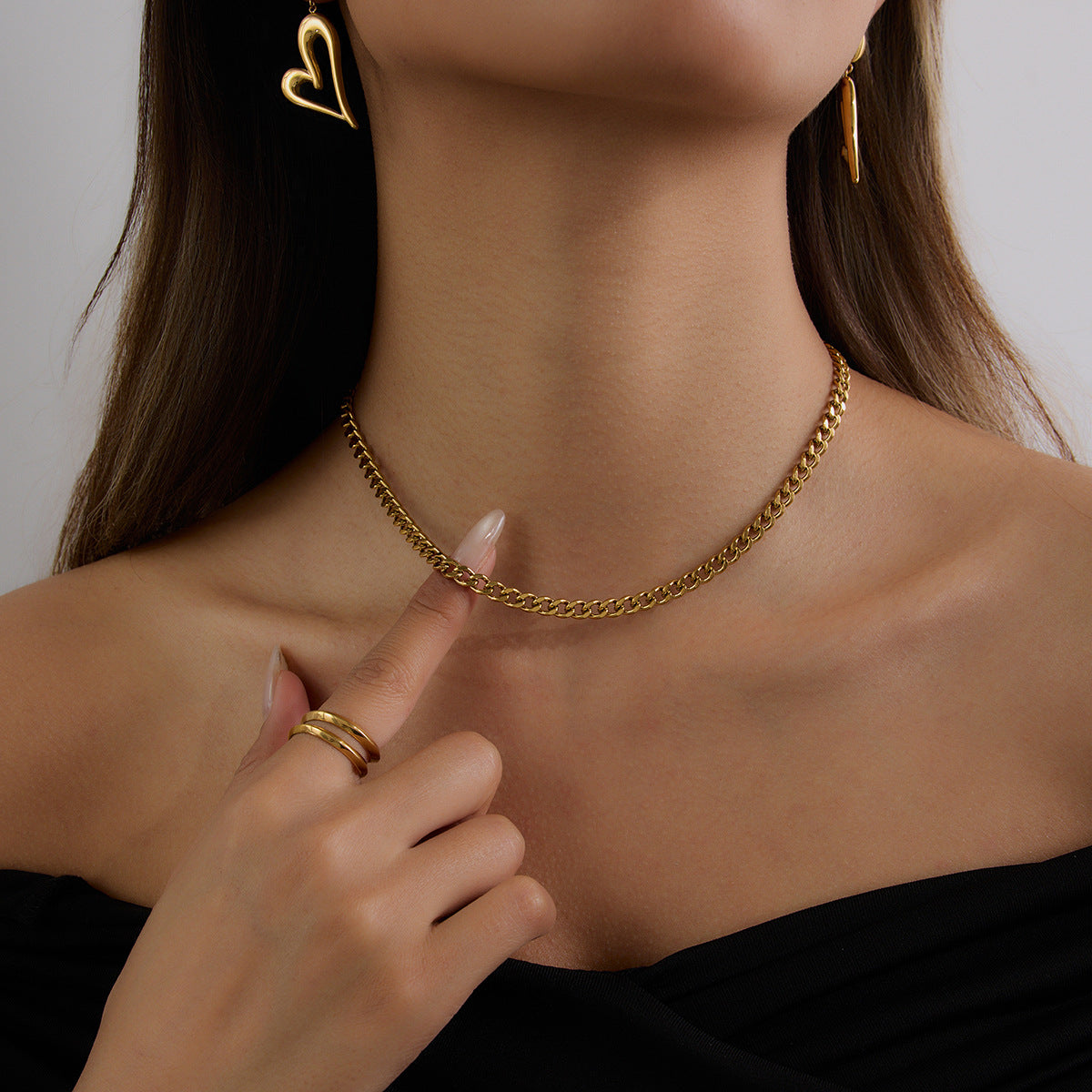 Ysolde Cuban Link Chain Necklace