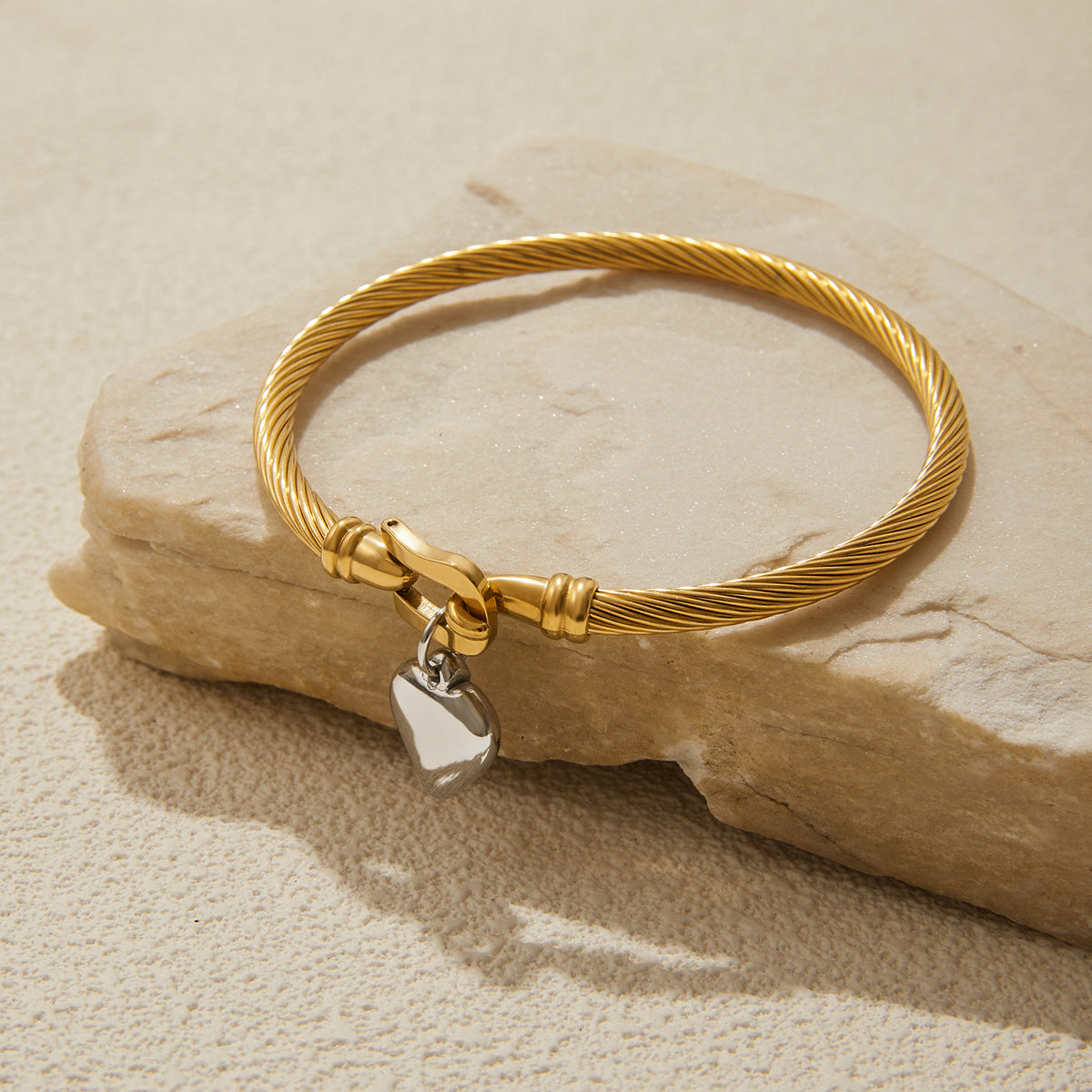 Solenne Gold Coil Bracelet