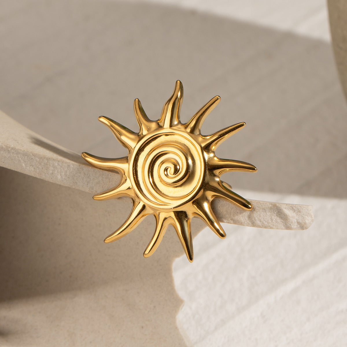 Radiant Celestial Sun Ring