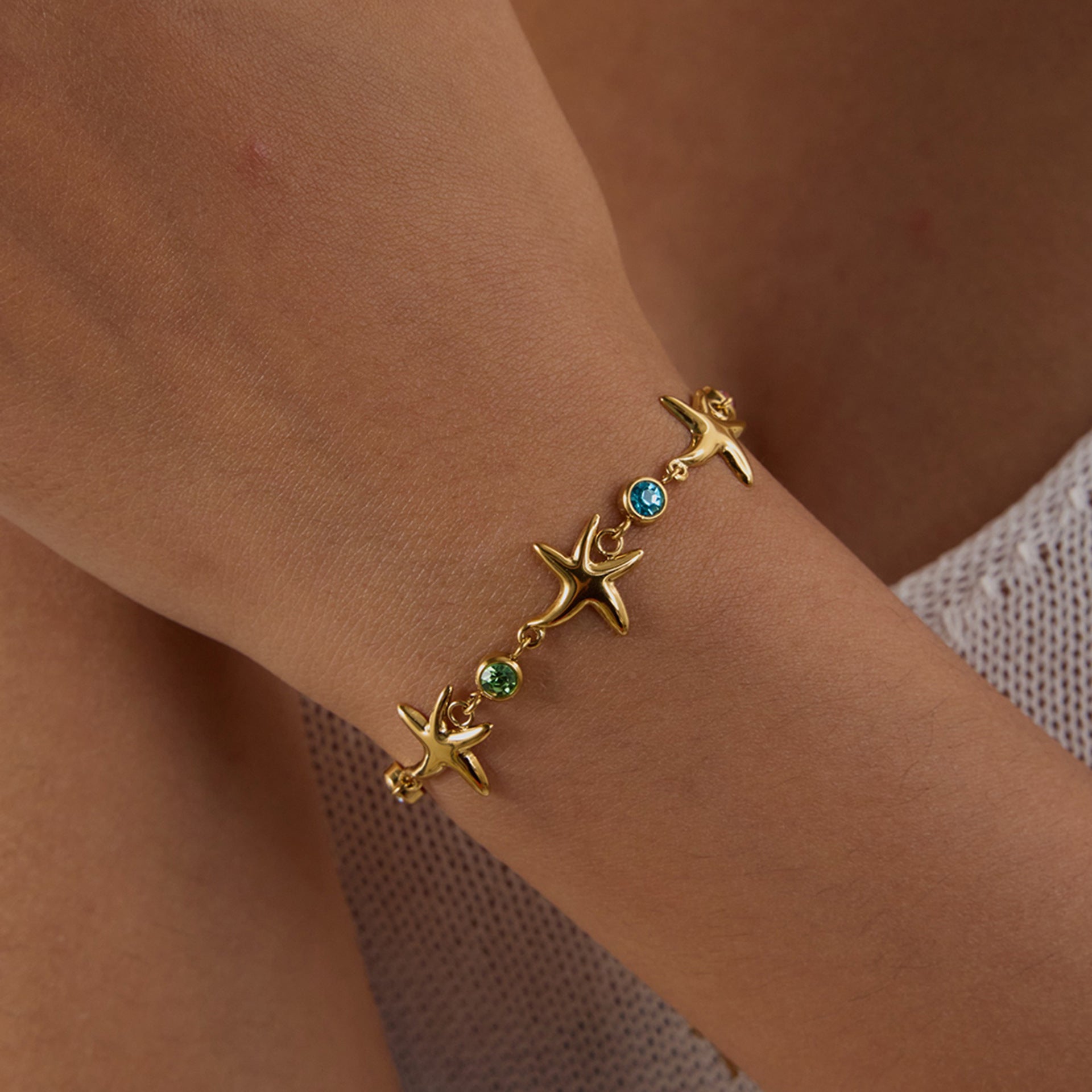 Ocean Whisper Starfish Bracelet