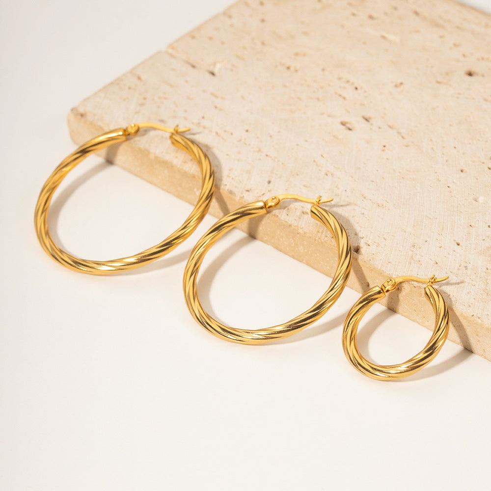 Aura Statement Hoops