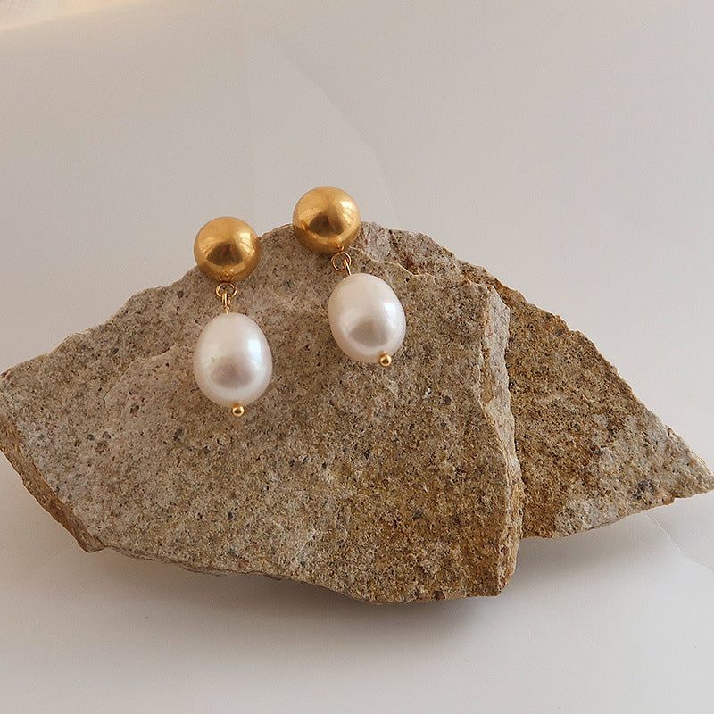 Luxe Pearl Drop Earrings