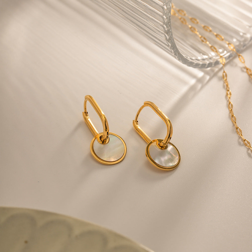 Luminous Gold Hoops