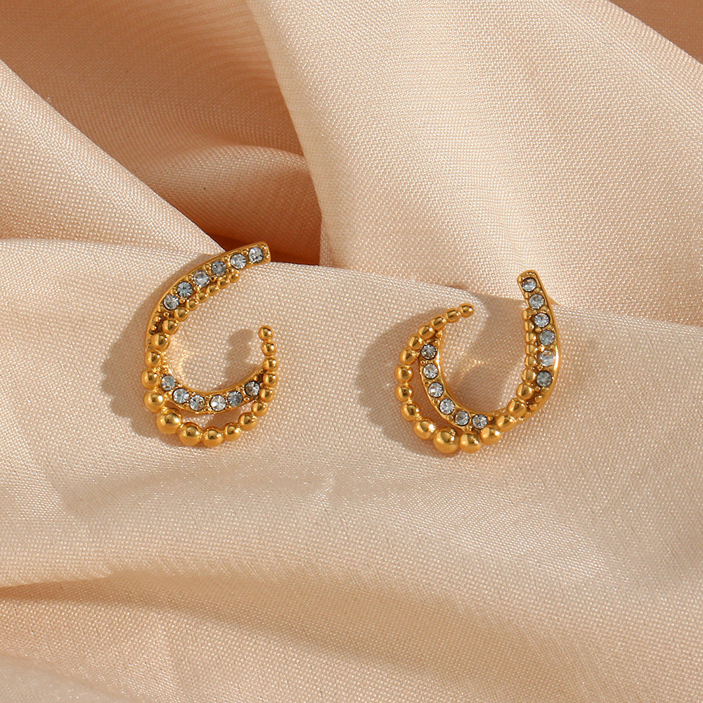 Luxe Radiance Gold Earrings