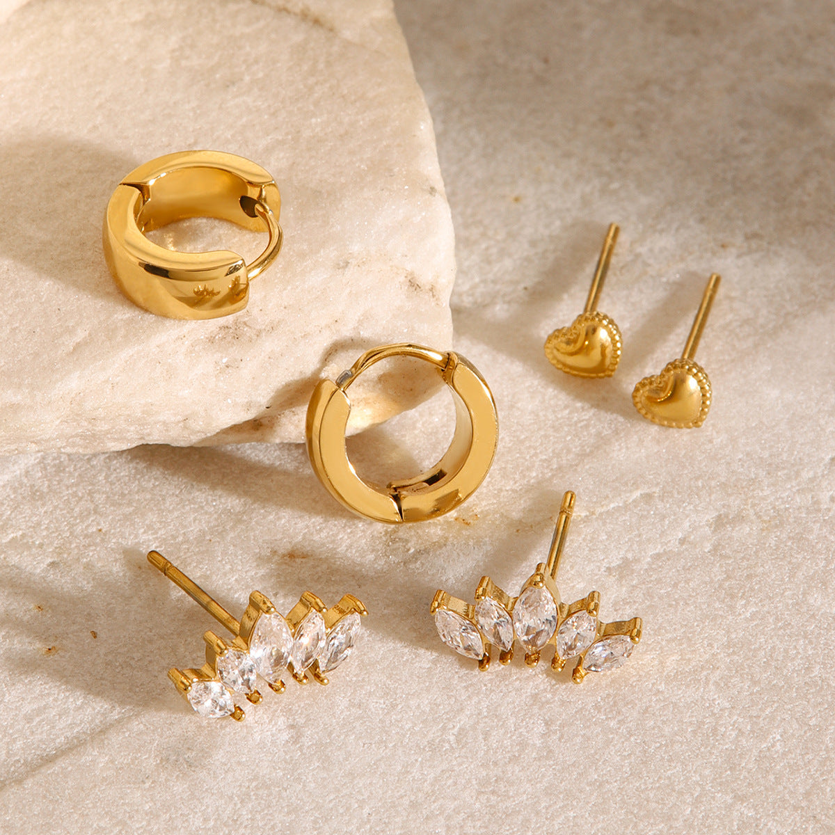 Lyanna Versatile Earring Trio