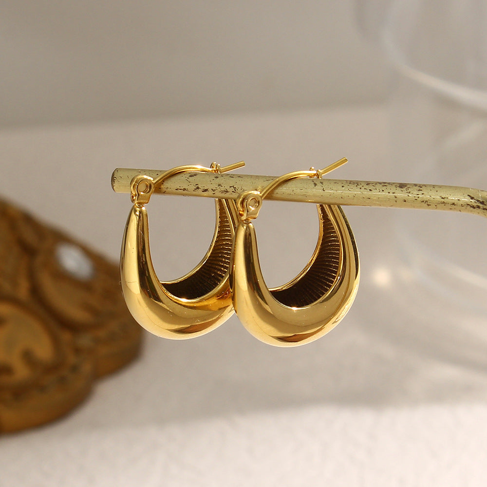 Evie Gold Hoop Earrings
