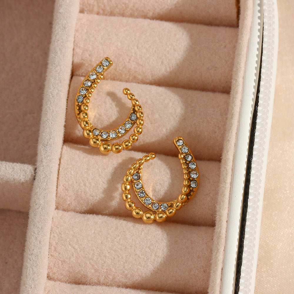 Luxe Radiance Gold Earrings