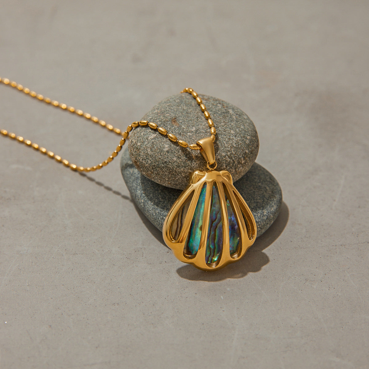 Ocean Whisper Seashell Pendant