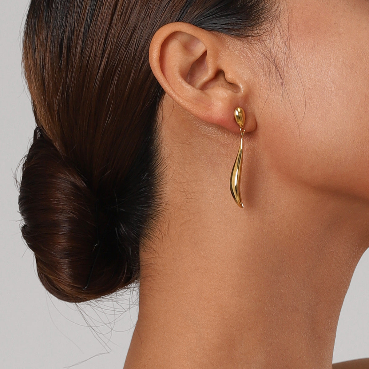 Sculpted Gold Dangles