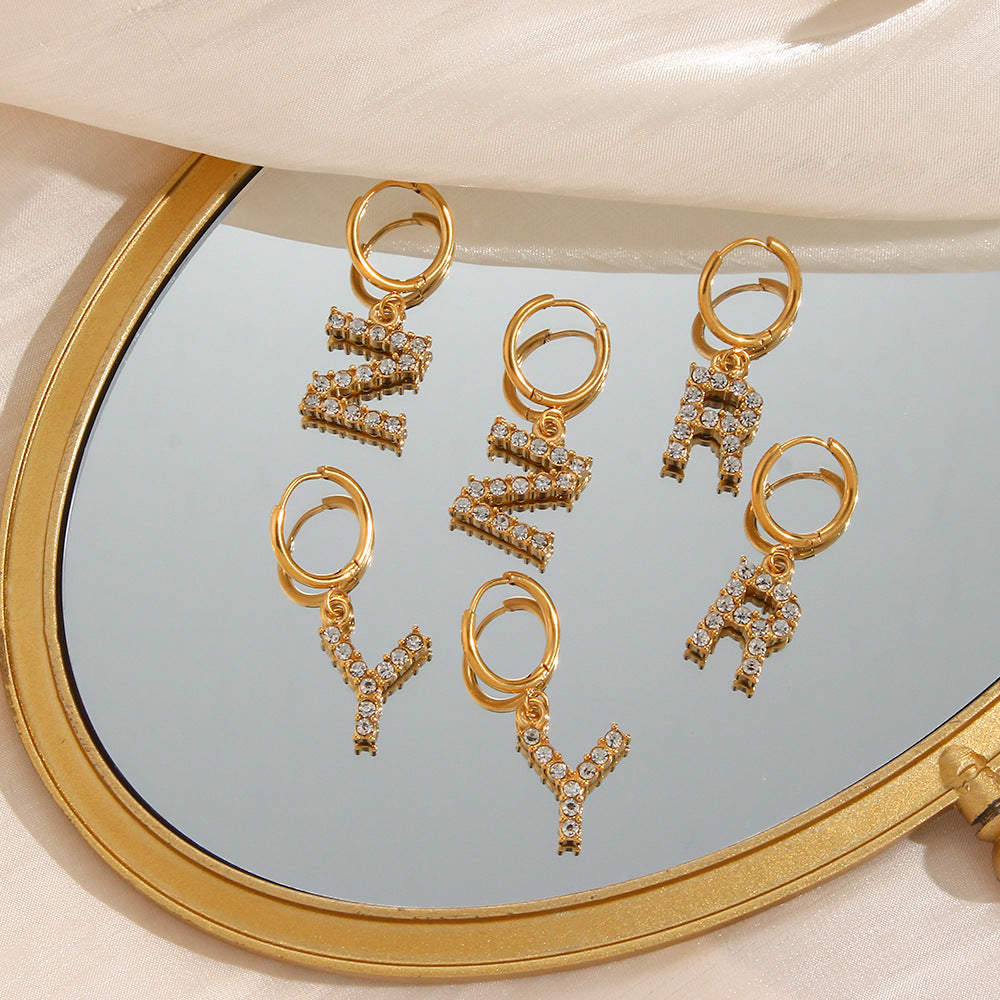 Bespoke Initial Charm Earrings