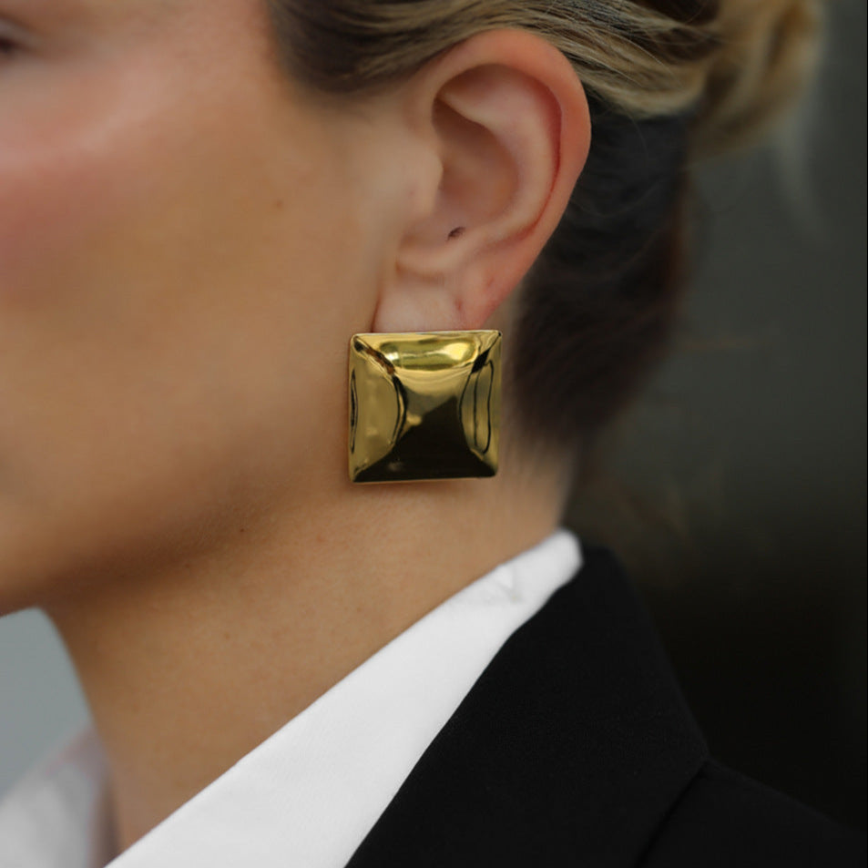 Sculpted Pillow Earrings