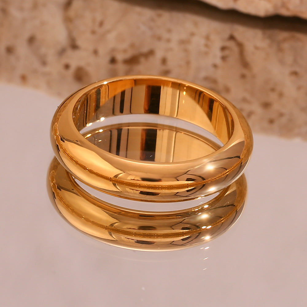 Aura Gold Band Ring