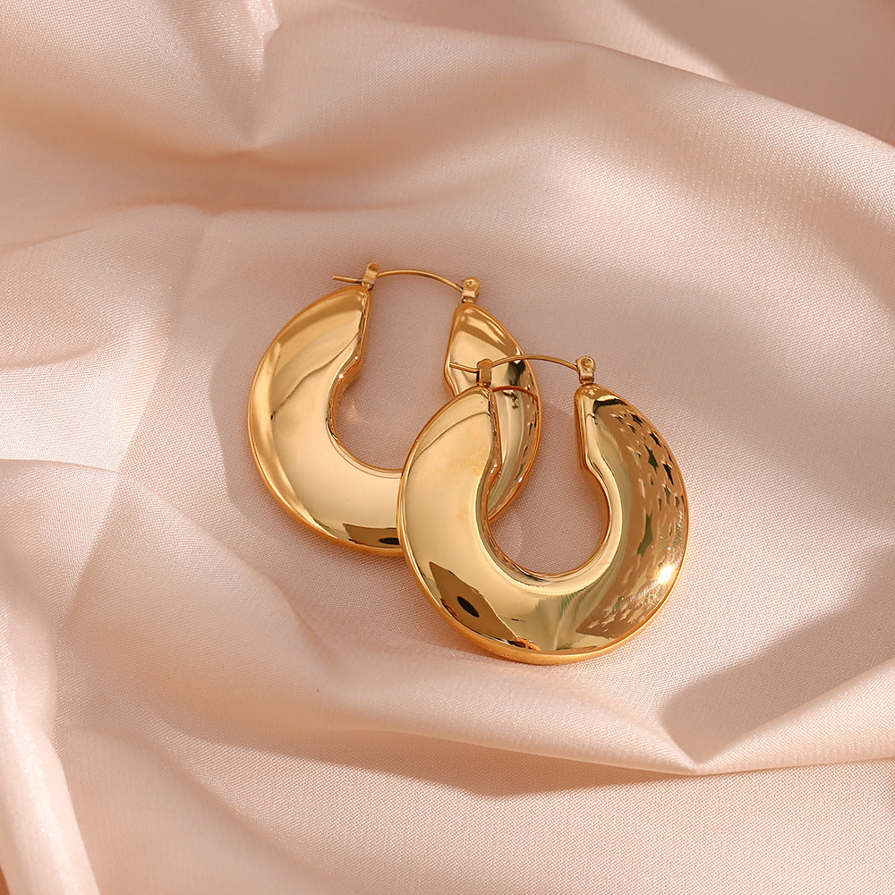 Statement Chunky Gold Hoops