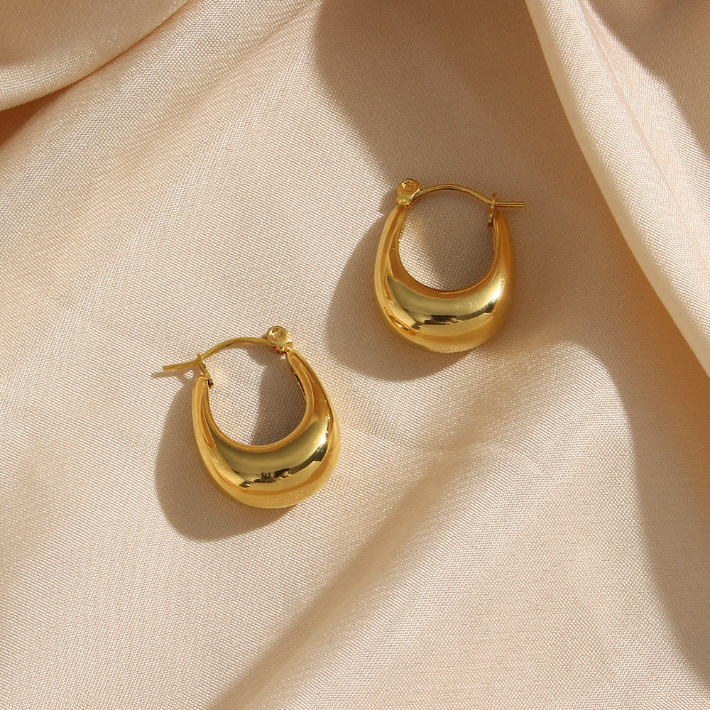 Evie Gold Hoop Earrings