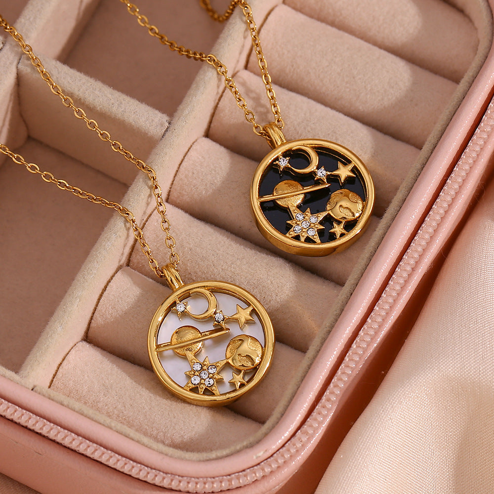 Celestial Elegance Gold Necklace