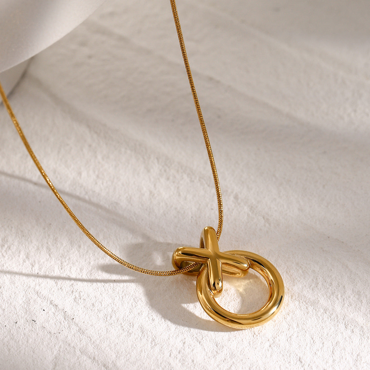Ethereal Gold Pendant Necklace