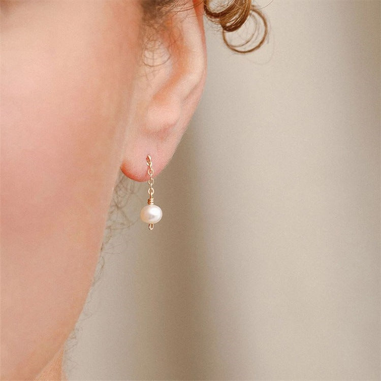 Elegant Pearl Drop Earrings