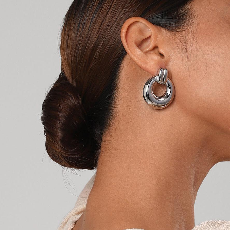 Lillian Silver Chic Earrings