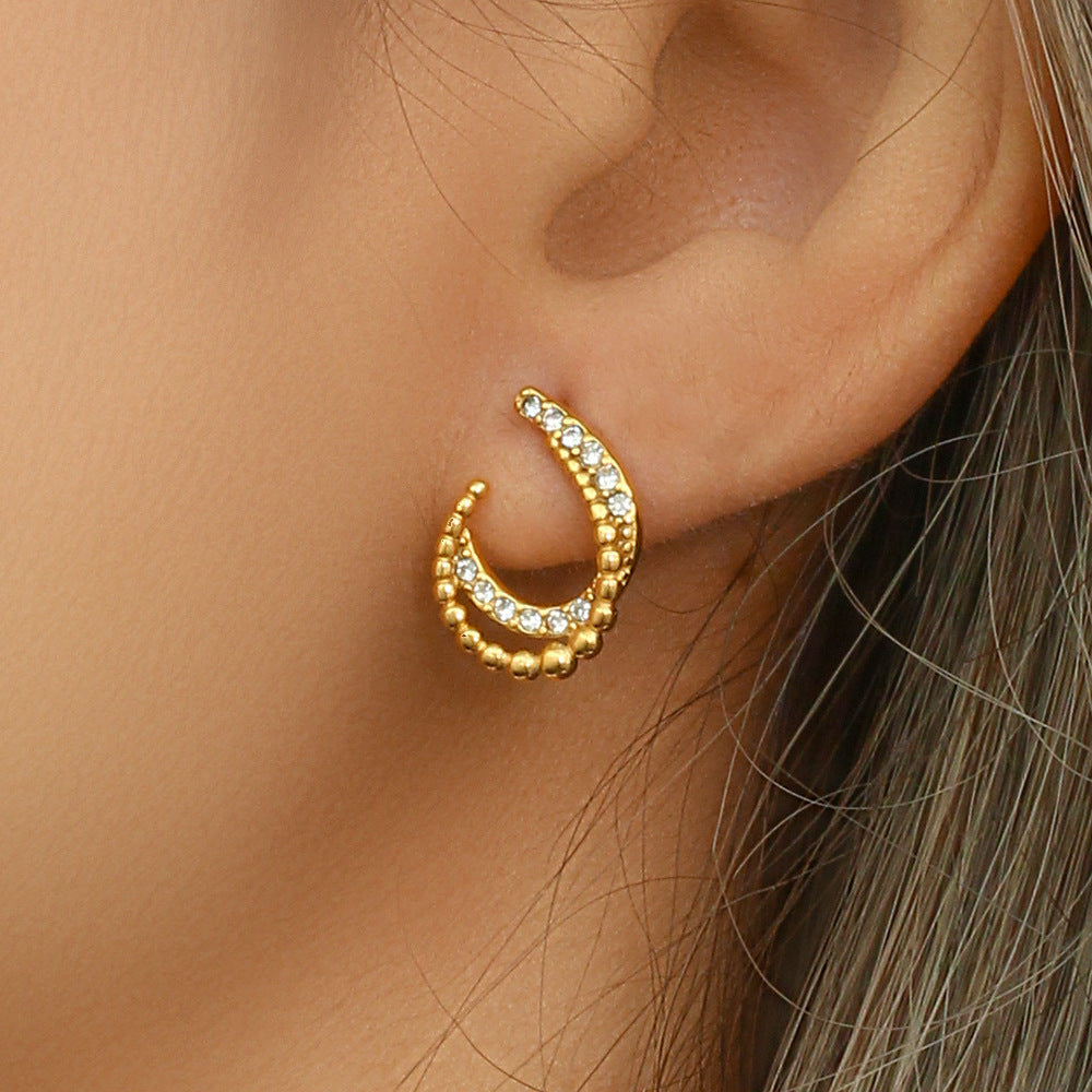 Luxe Radiance Gold Earrings