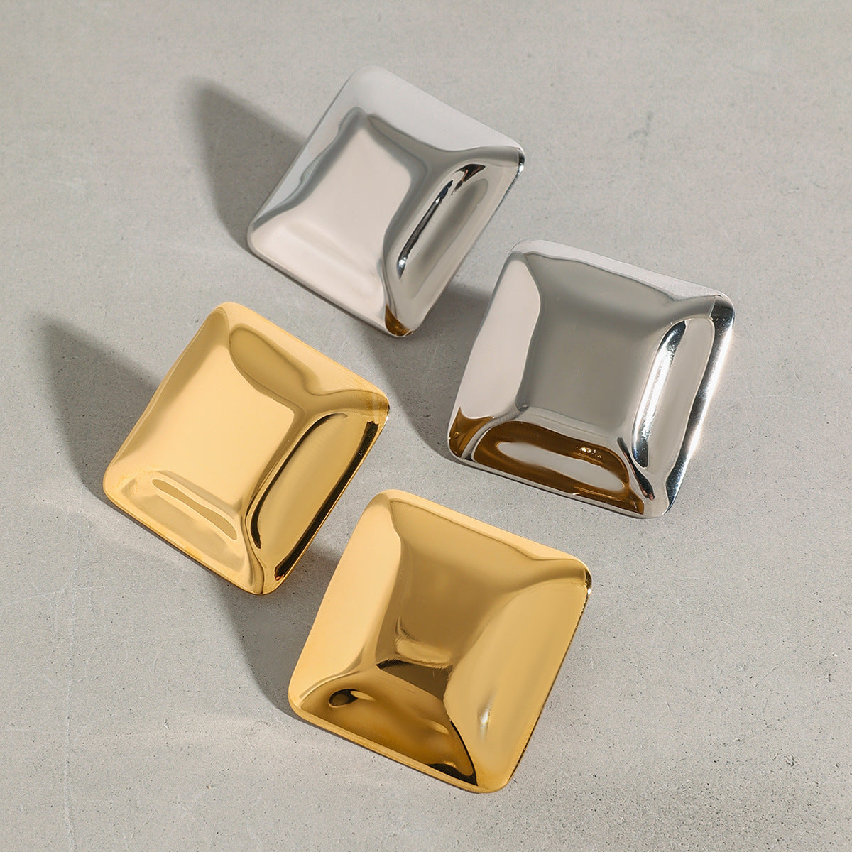 Sculpted Pillow Earrings