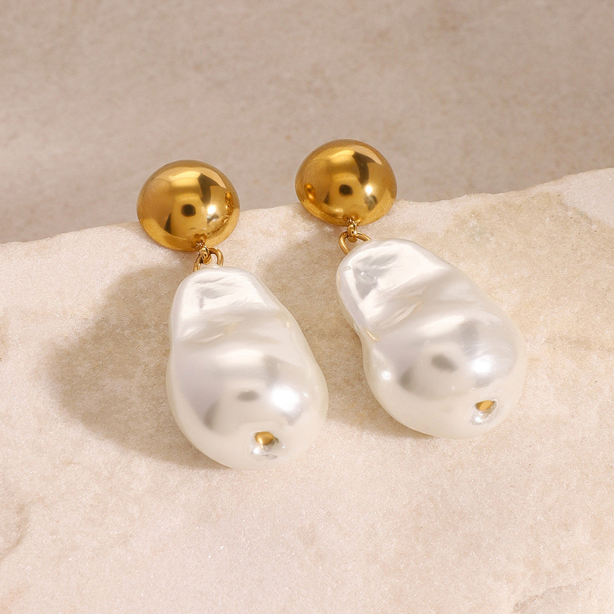 Elegant Pearl Drop Earrings