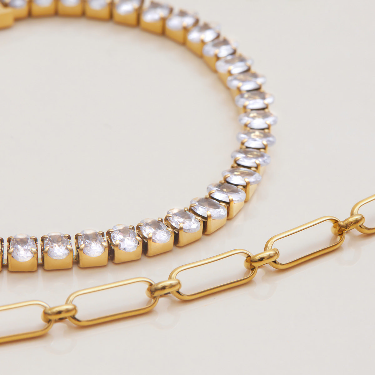 Sparkling Oval Tennis Bracelet