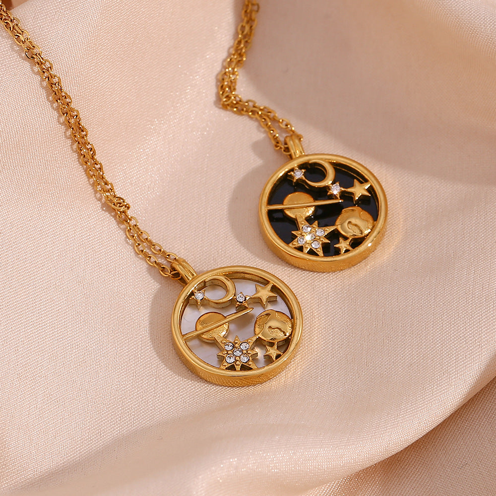 Celestial Elegance Gold Necklace