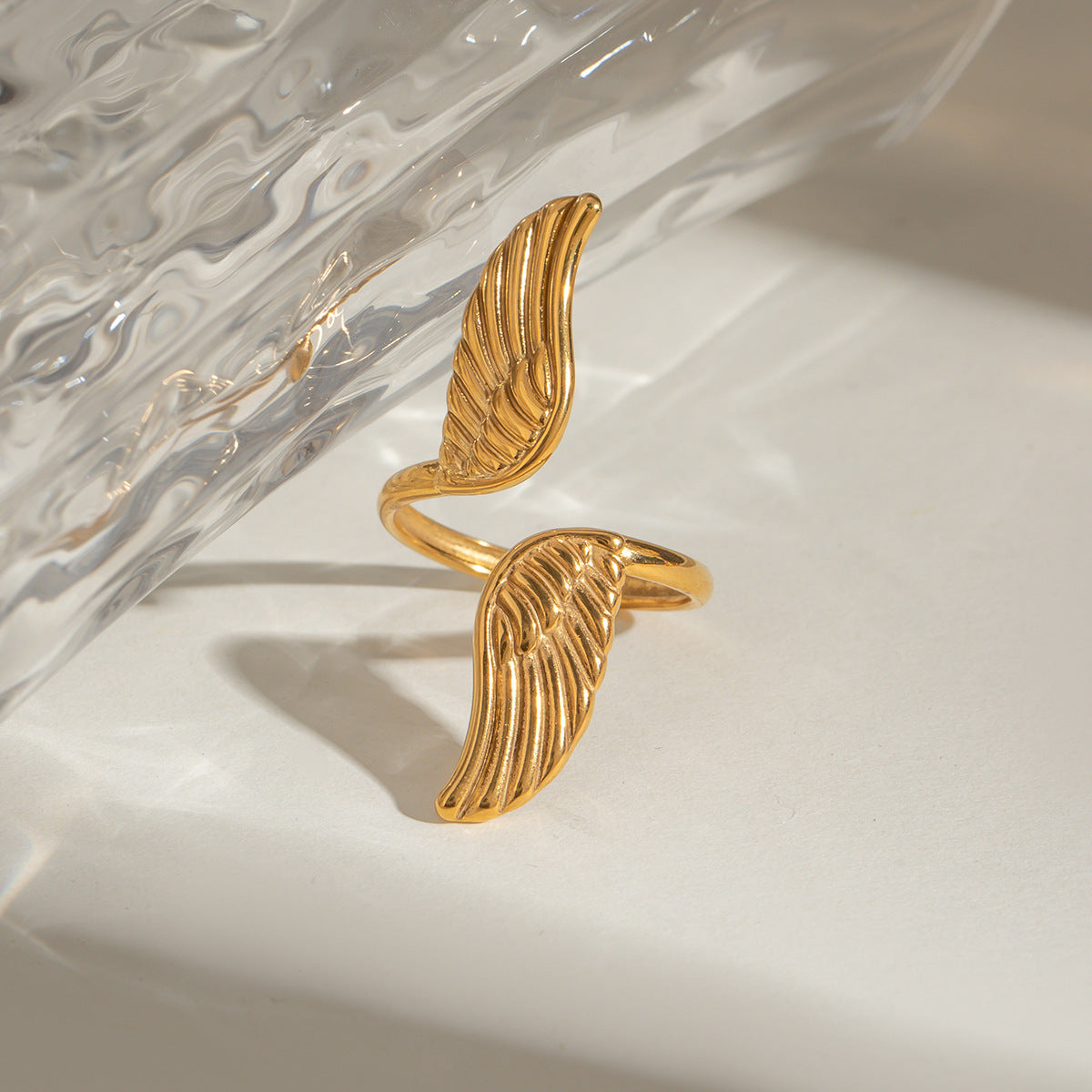 Majestic Gold Winged Ring