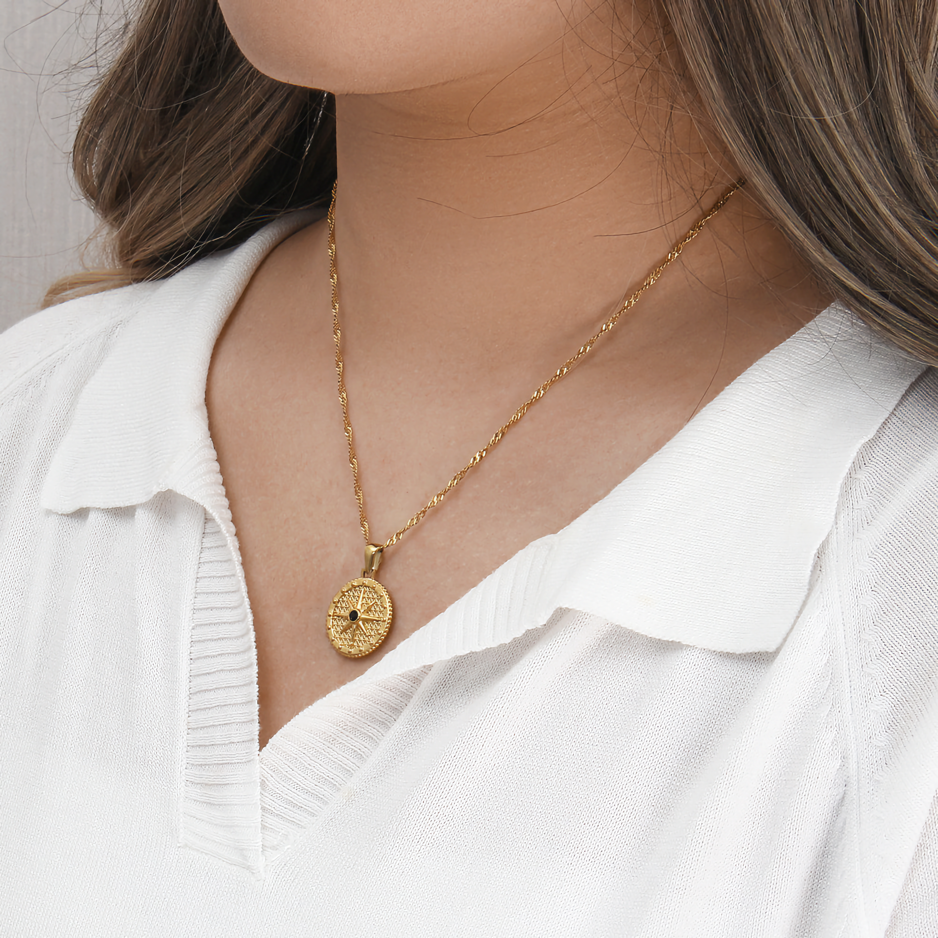 Wanderlust Navigator Necklace