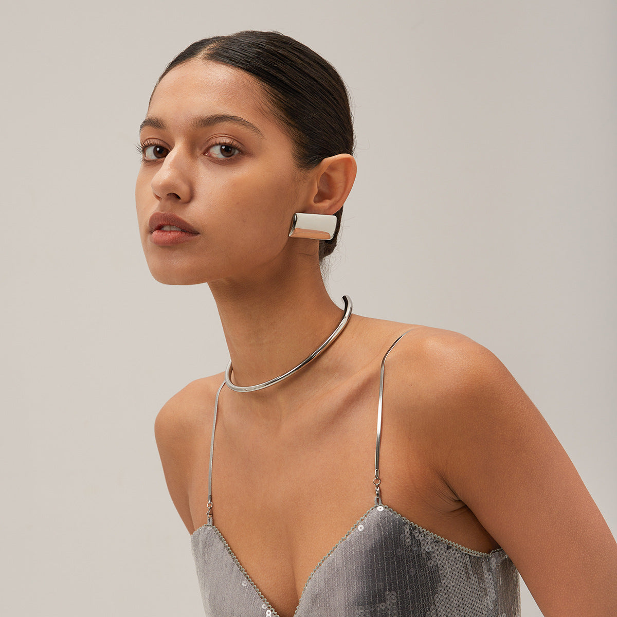 Willia Geometric Gold Earrings