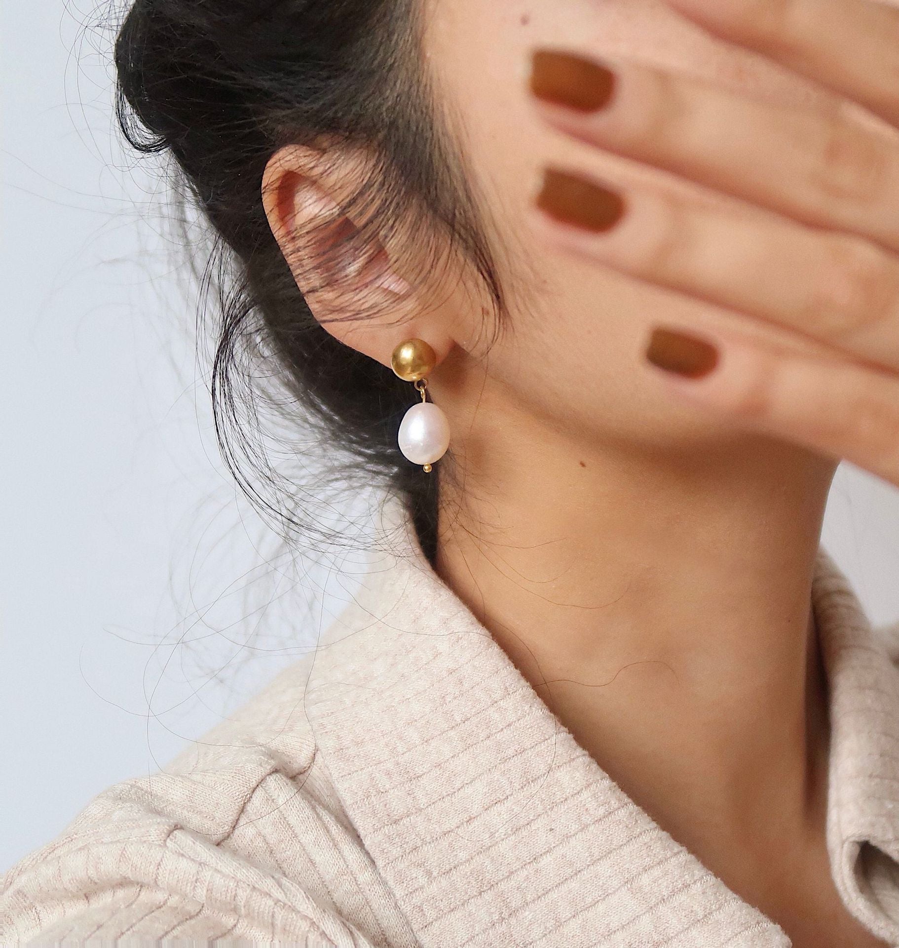 Luxe Pearl Drop Earrings