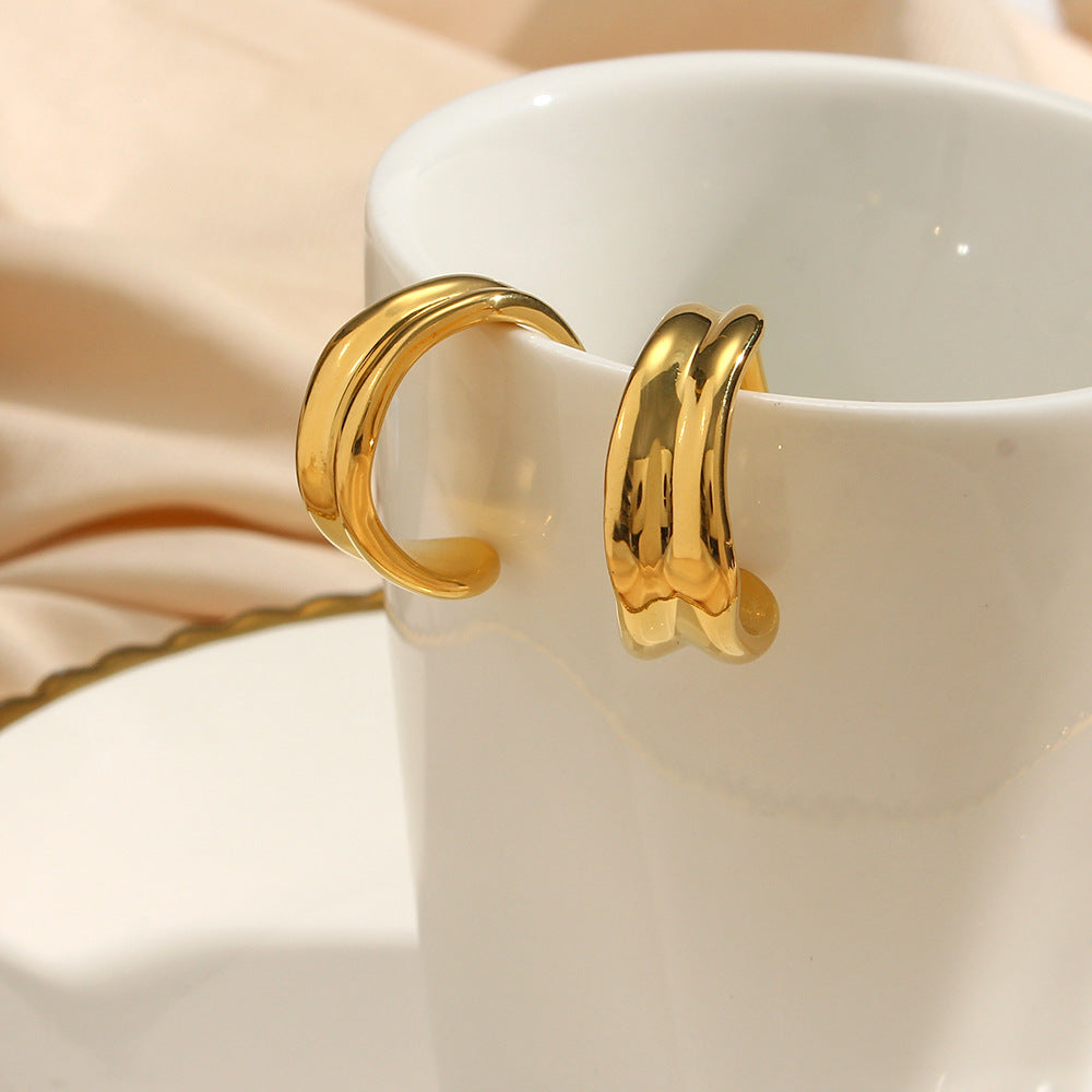 Emily's Aura Wave Earrings