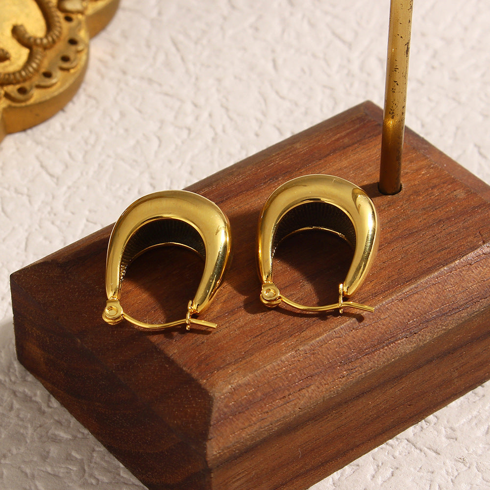 Evie Gold Hoop Earrings