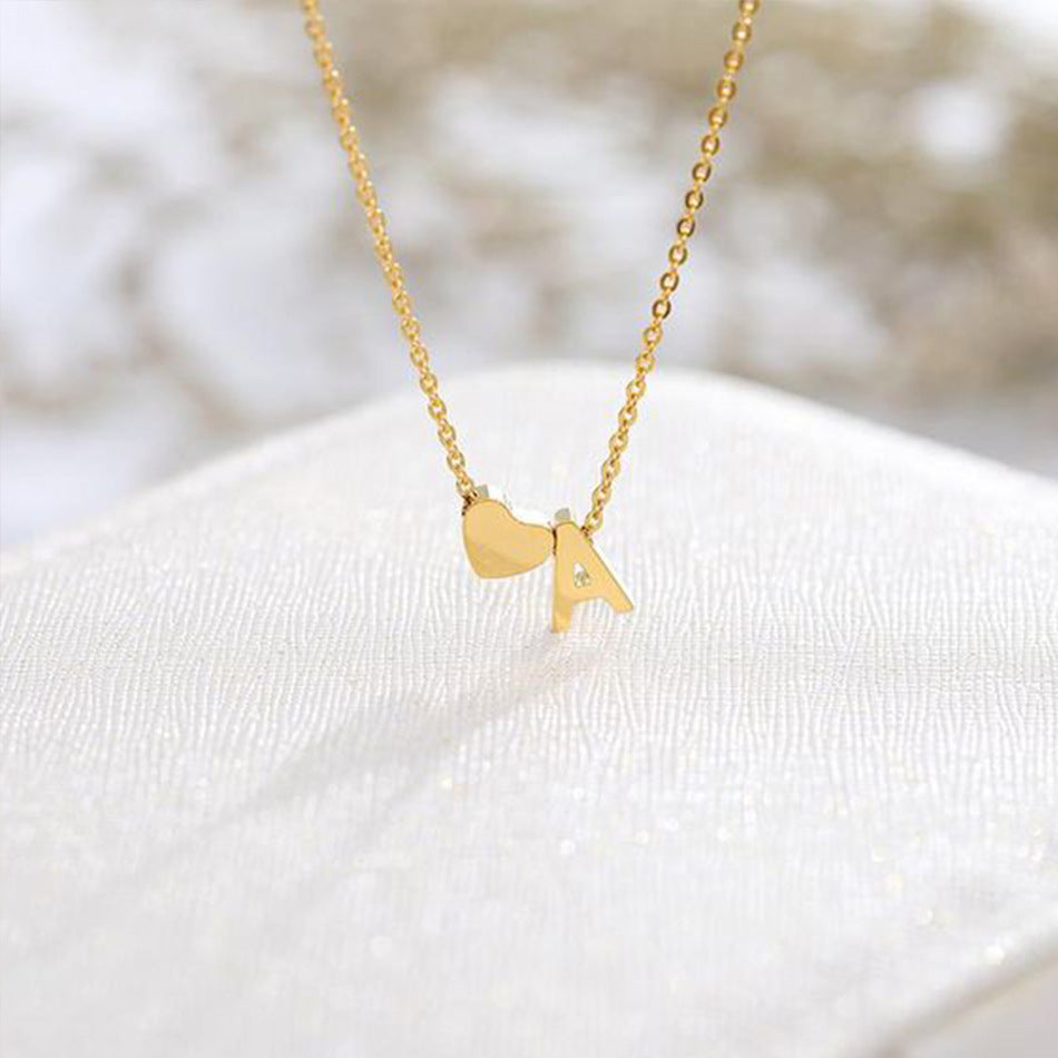 Personalized Initial Gold Necklace