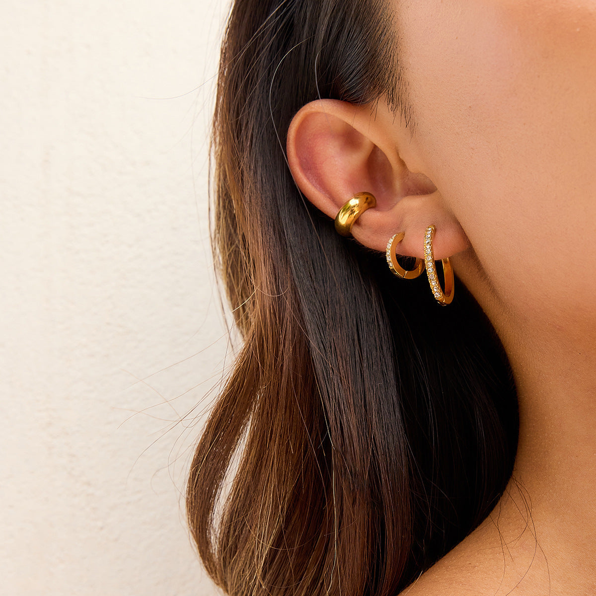 Krisha Elegant Hoop Set