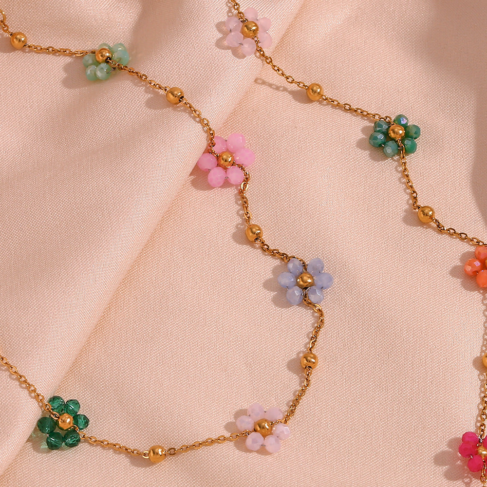 Spring Bloom Gold Necklace