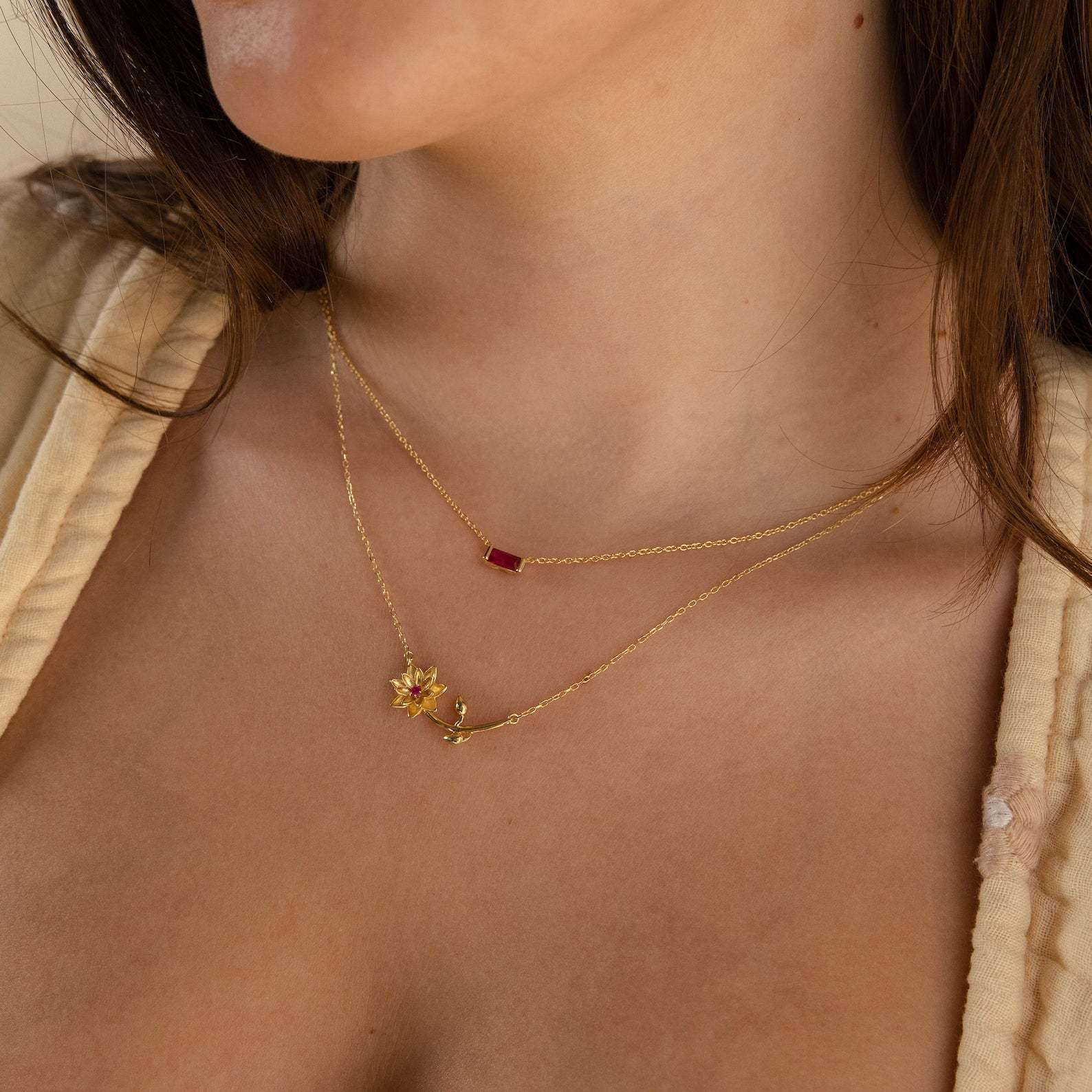 Maribelle Birth Flower Enchanted Necklace