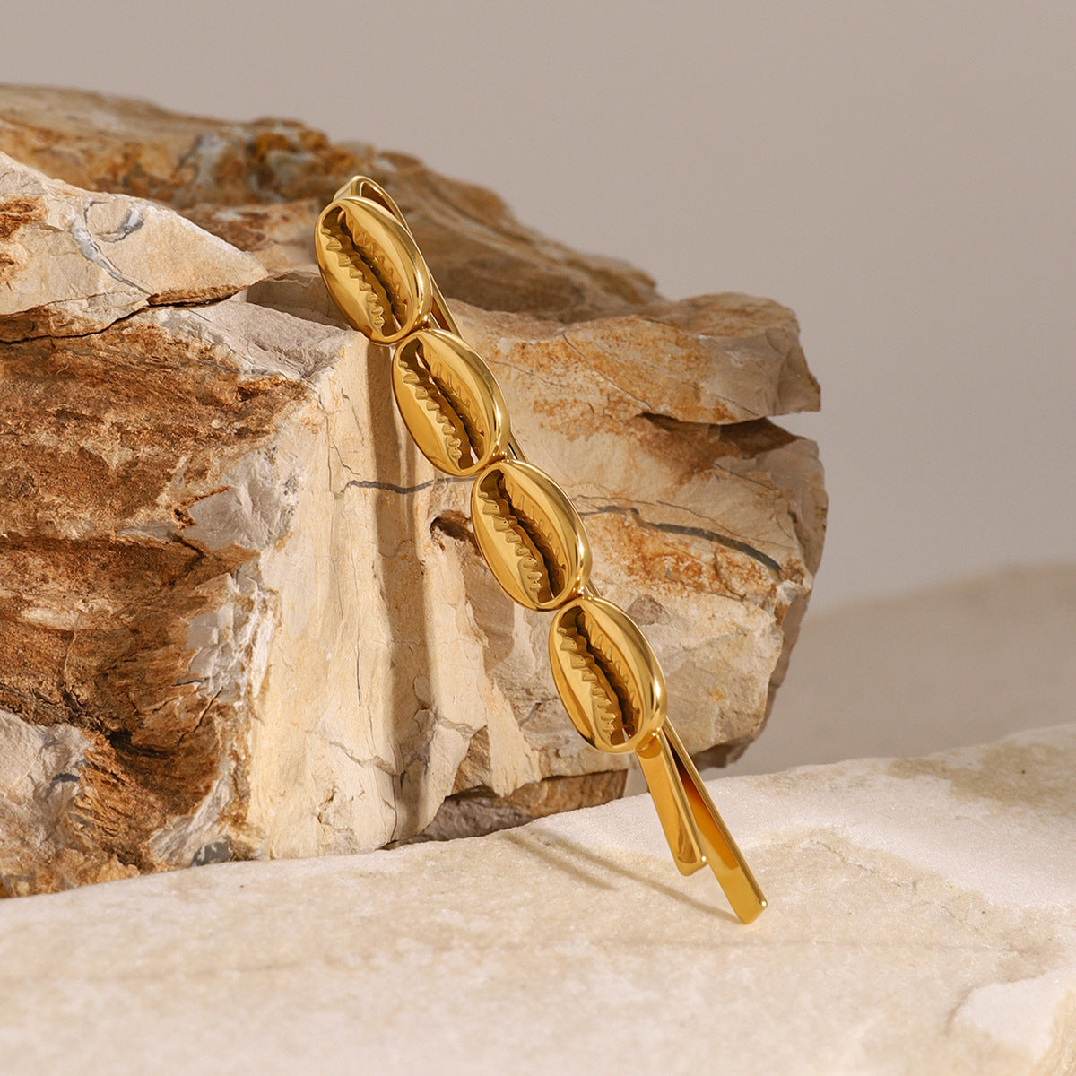 Golden Bean Hair Pin