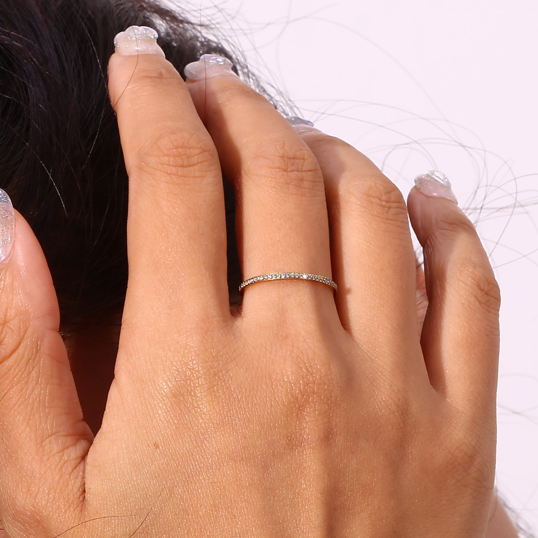 Sparkling Nova Gold Ring