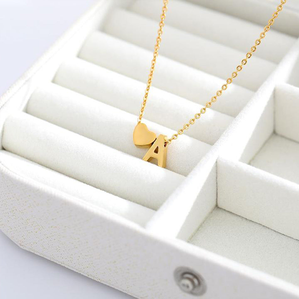 Personalized Initial Gold Necklace