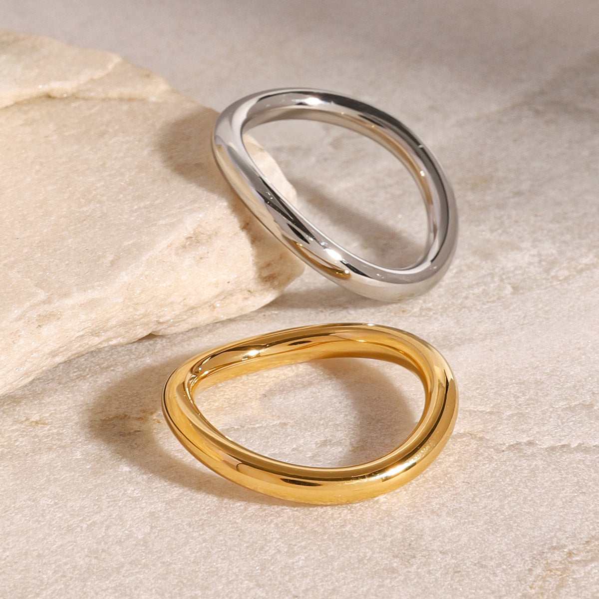 Miley Stackable Gold Bands